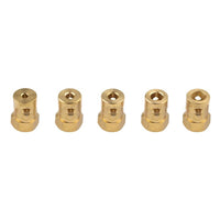 QWinOut 5PCS  Motor Hex Coupling Hexagonal Brass Connector Connecting Shaft Copper Connector for Motor Wheel DIY Robot Car Chassis