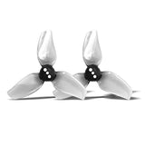 HQProp 2Pais CW+CCW 2.2inch 3 Blades PC Propeller 1.5mm Mounting Hole 2inch Pitch For RC Toy Airplane