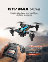 QWinOut K12 Max Drone Screen Controlled Brushless Drone Electric Adjustable Lens Brushless Obstacle Avoidance