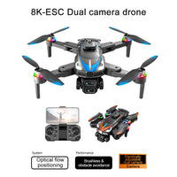 V192 8K HD Dual Camera Drone Folding Obstacle Avoidance Remote Control Aircraft Optical Flow Positioning