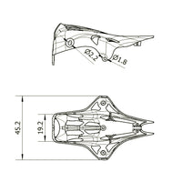 Happymodel Canopy for Caddx Turtle2 Mobula7 HD Original Canopy For Mobula 7 HD FPV Racing Drone Quadcopter 75mm Whoop