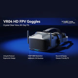 BETAFPV VR04 HD / Analog FPV Goggles 4.5inch Screen For P1 Air Unit VTX For Meteor75 Pro P1 For Aquila20 HD FPV Kit