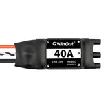 QWinOut XRotor 2-6S Lipo 40A Brushless ESC No BEC High Refresh Rate for Multi-axle Aircraft Copters Quadcopter