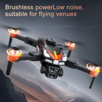 V192 8K HD Dual Camera Drone Folding Obstacle Avoidance Remote Control Aircraft Optical Flow Positioning