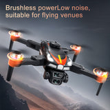 V192 8K HD Dual Camera Drone Folding Obstacle Avoidance Remote Control Aircraft Optical Flow Positioning