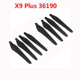 QWinOut 8PCS FOC Folding 36190 36120 3411 CW CCW Compound Material Aviation Propeller 36inch For X9 MAX Plus X9 Motor Agricultural Drone