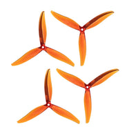 2Pairs CW CCW Gemfan 7043 X Street League 7043-3 Racing 7X4.3X3 3-Blades Propeller for FPV Freestyle 7inch Long Range Drones