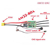 QWinOut AM32 60A 80A 150A 200A Brushless ESC 2-6S BEC 6V/2A 6V/5A For 1/10 1/8 R Car Airplane