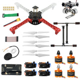 QWinOut DIY Drone Quadcopter T450 450mm Frame kit 920KV CW CCW Motor 9433 Propellers 30A ESC APM 2.8 Flight Controller GPS Compass