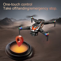 V192 8K HD Dual Camera Drone Folding Obstacle Avoidance Remote Control Aircraft Optical Flow Positioning