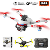 K15 Drone LCD with Screen Remote Control Brushless Power Intelligent Obstacle Avoidance High-definition Aerial Photography Aircraft