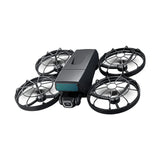 M8 drone with screen control for aerial photography brushless dual camera aircraft optical flow folding remote control aircraft