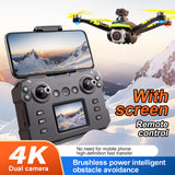 K15 Drone LCD with Screen Remote Control Brushless Power Intelligent Obstacle Avoidance High-definition Aerial Photography Aircraft