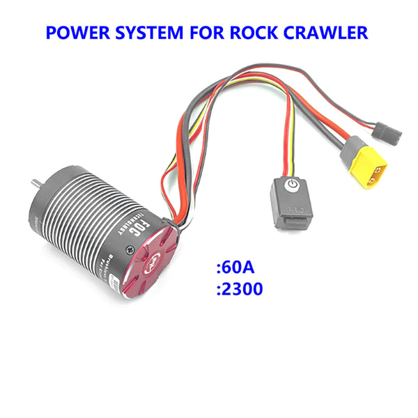 HobbyWing FusionPRO Brushless Waterproof 2-in-1 Climbing Motor 2300KV