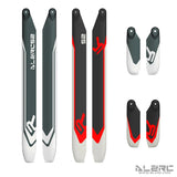 ALZRC Helicopter 3K Carbon Fiber Tail Blades 72MM 86MM 106MM 116MM for extreme 3D flight 420 500 600 700 Helicopter