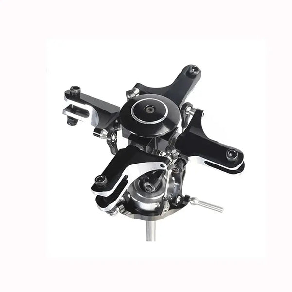 Tarot--RC Aluminum Alloy CNC 450 Helicopter Quadcopter Rotor Head Set With Swashplate Black TL45053