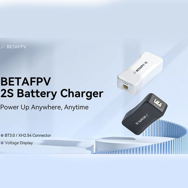 BETAFPV BT3.0 HX2.54 Connector For 2S 8.4V LiPo 8.7V Battery Charger and Voltage Tester V2 for PH2.0 BT2.0 Plug 1S Battery