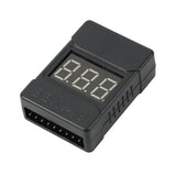 JMT BX100 1S-8S Dual Speakers Alarm LED Low Voltage Buzzer Warning Volt Indicator Checker Lipo Battery Tester for RC Airplane Drone