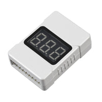 JMT BX100 1S-8S Dual Speakers Alarm LED Low Voltage Buzzer Warning Volt Indicator Checker Lipo Battery Tester for RC Airplane Drone