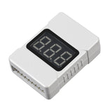 JMT BX100 1S-8S Dual Speakers Alarm LED Low Voltage Buzzer Warning Volt Indicator Checker Lipo Battery Tester for RC Airplane Drone