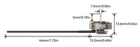 BetaFPV LAVA Series 1102 14000kv Brushless Motors 22mm 44mm 1611 1608 3 Paddle For Pavo Femto Brushless BWhoop Frame Drone Parts