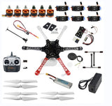 DIY F550 6-Axle RC Hexacopter Drone Kit 2212 920KV CW CCW Brushless Motor 3S 9443 Propeller T8FB 2.4G Radio Transmitter