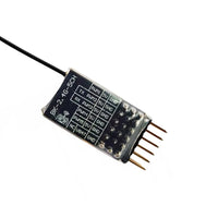 ELRS 2.4Ghz 5CH PWM ExpressLRS Receiver with 2.0dBi 2.4G Copper Pipe Antenna PWM/CRSF Protocol for RC FPV Fixed Wing Drone