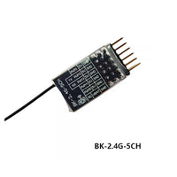 ELRS 2.4Ghz 5CH PWM ExpressLRS Receiver with 2.0dBi 2.4G Copper Pipe Antenna PWM/CRSF Protocol for RC FPV Fixed Wing Drone