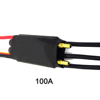QWinOut  40A/60A/80A/100A Bidirectional Water-cooled Brushless ESC Underwater Propeller Thruster for RC Ship Car Airplane Boat