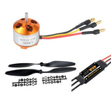 FEICHAO Simonk 30A ESC with A2212 1000kv 2200kv Motor Plastic Propeller for DIY RC Aircraft Quadcopter Hexacopter Multirotor