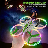 Flytec T20 Cool Colorful LED Lights 2.4G RC Drone Altitude-Hold 3D Rolling Remote Control Drone One Button Return