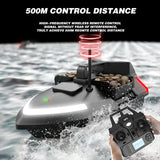 Flytec V020 40 Points GPS Auto Return RC Bait Boat 2KG Loading 500M With Night Lights For Fishing