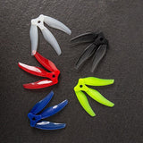 GEMFAN 10Pairs Floppy Proppy F5135 5.1inch Foldable 3-Paddle Propeller for FPV Freestyle Long Range Racing Drones