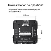 GEPRC MATEN-5.8G 2.5W VTX PRO 72CH Aluminum Alloy Numerical Control Shell Auxiliary Heat Dissipation For Drone Quadcopter FPV