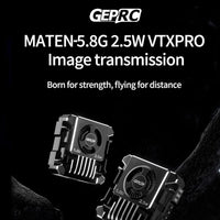 GEPRC MATEN-5.8G 2.5W VTX PRO 72CH Aluminum Alloy Numerical Control Shell Auxiliary Heat Dissipation For Drone Quadcopter FPV