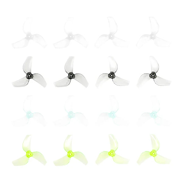 Gemfan 1219S 3 Paddle Propellers 1.0mm Shaft For 0702 0802SE Brushless Motor For Meteor65 Meteor65 Pro Air65 Drone