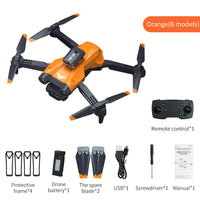 H106 RC Drone Quadcopter With 4K Professional Dual Camera 6CH Foldable Drone Obstacle Avoidance Helicopter Toy Kids RC Toys