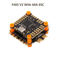 HAKRC F405 V2 F4 Mini Flight Controller Dual BEC W/ 45/50/60A 4in1 ESC DShot150/300/600/1200 PWM for RC FPV Racing Drone