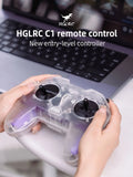 HGLRC C1 Remote Controller Built-in 500mW ELRS 2.4G TX Module with Dongle for RC Airplane FPV Drone Airplane