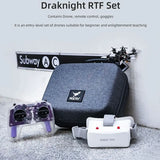 HGLRC 2inch 2S Draknight RTF Set FPV Toothpick Micro Drone with Remote Control Glasses Battery