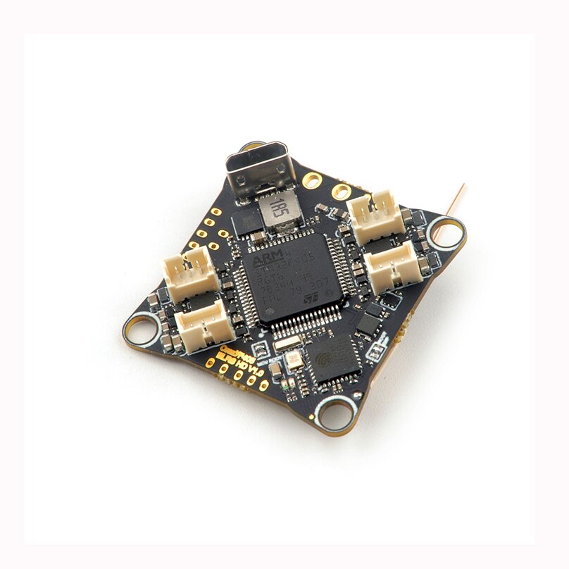 HappyModel CrazyF405HD ELRS 1-2S AIO FC Built-in UART ELRS RX 12A BLH ...