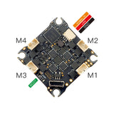 Happymodel X12 ELRS Pro 5in1 AIO Flight Controller Built-in 2.4G ELRS V3.0 OPENVTX 400mW 1-2S  for FPV Drone