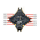 Happymodel SuperX ELRS V2.0 AIO 5IN1 AIO flight controller  1S For Mobula6 2024 1S 65mm ultra light micro FPV Drone Quadcopter