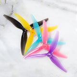 QWinOut Hurricane 51477 4.12g 5mm/POP 3-Paddle Propeller CW CCW 5inch 4S 6S for 2206-2407 Motor DIY RC FPV Racing Drone