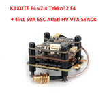 HolyBro Kakute F4 V2.4 Stack MPU6000 F4 Flight Controller Tekko32 F4 50A /60A / 65A 4in1 ESC Atlatl HV V2 VTX for FPV Drone