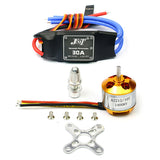 JMT A2212 2200KV / 1400KV Brushless Outrunner Motor + Mount 10T + 30A Speed Controller ESC RC Aircraft KK QuadCopter