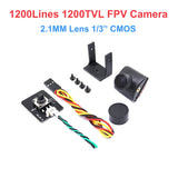 FPV Mini Digital Video Camera 12000TVL / 1000TVL 1000 Lines 2.8mm Lens CMOS HD /  Analog FPV Camera For RC Racing Drone