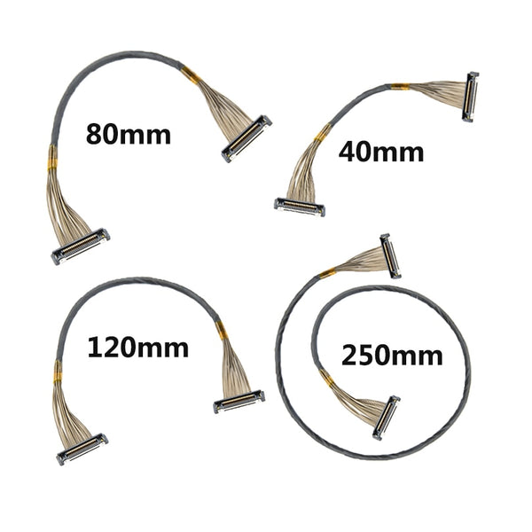 QWinOut HDZero MIPI Cable 20Pins 40MM 80MM 120MM 250MM Digital HD Video Connector For VTX and MIPI Camera For FPV Wings Longer Drone