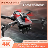K6Max Dron 4K Optical Flow Localization Professional Aerial Photography Four-way Obstacle Avoidance One Click Return Quadcopter