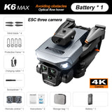 K6Max Dron 4K Optical Flow Localization Professional Aerial Photography Four-way Obstacle Avoidance One Click Return Quadcopter